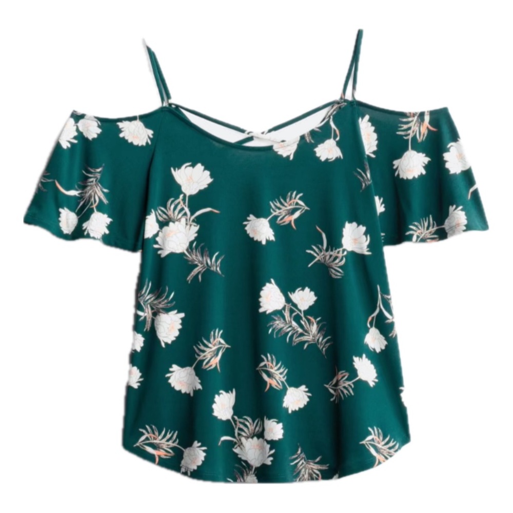 Valette Back Detail Cold Shoulder Knit Top